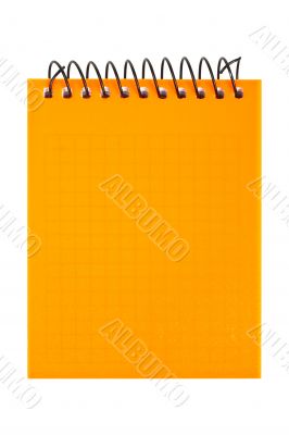 Orange notebook