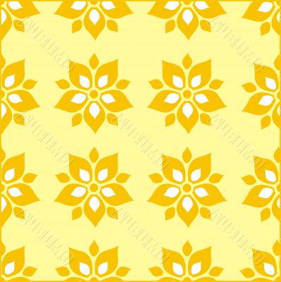 Floral pattern wallpaper