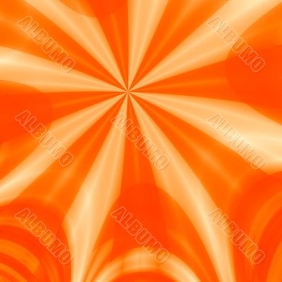 orange rays