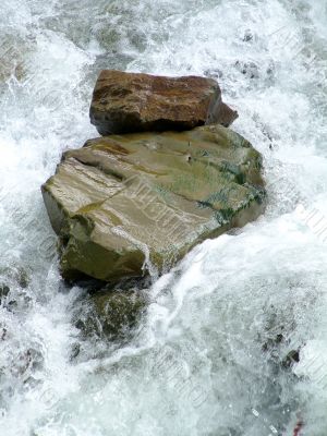Stone in the river