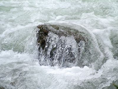 Stone in the river