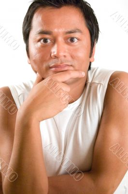 man is thinking