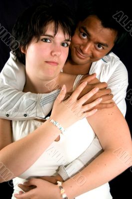man and woman