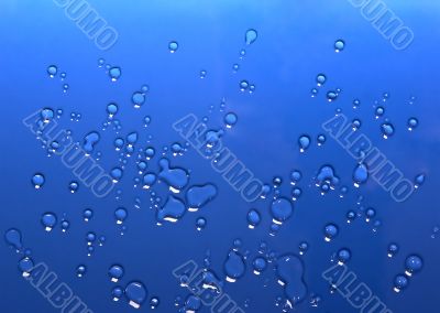 drops on metal