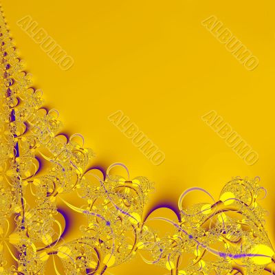 abstract stylish flower
