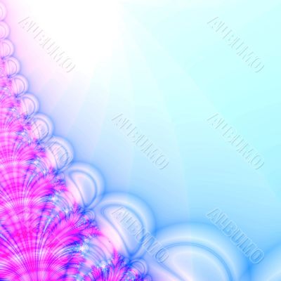 blue and rose  colors