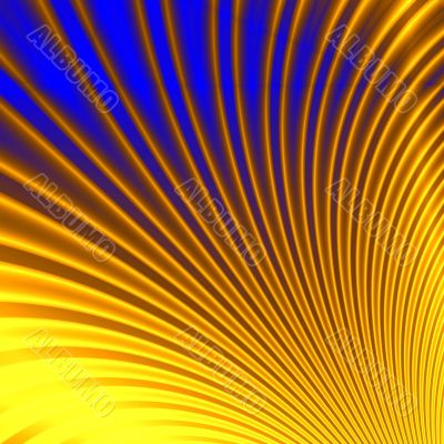 light rays of goldish color