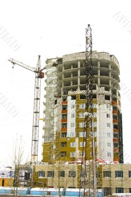 unfinished multistory building