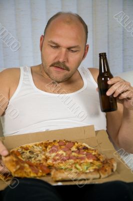 Beer and pizza series