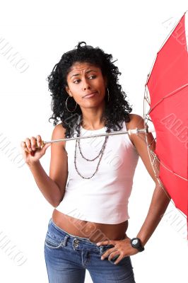 Broken umbrella