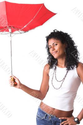 Broken umbrella