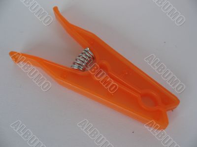  orange clothes-peg