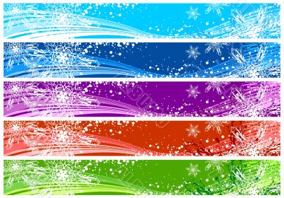 Christmas banners for Internet 468x60 and 730x90