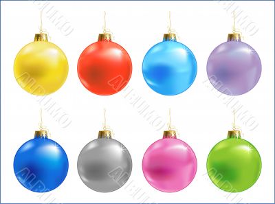 christmas colour balls