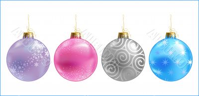 christmas colour balls