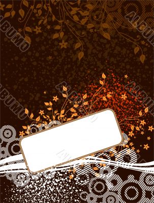 vector floral frame