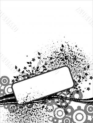 vector floral frame