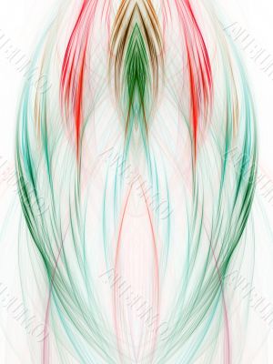 Wispy Bud against White
