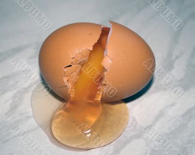 A broken egg