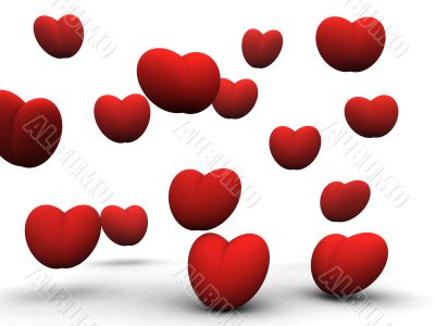 group of scarlet hearts