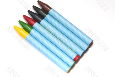 set of crayons