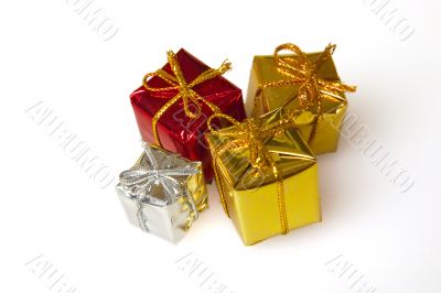 boxes with the gifts