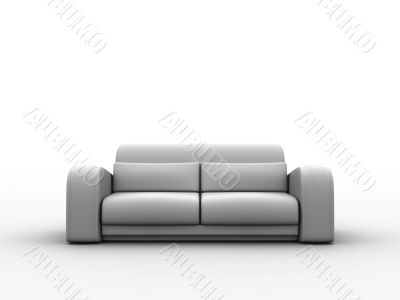 sofa in neutral tones