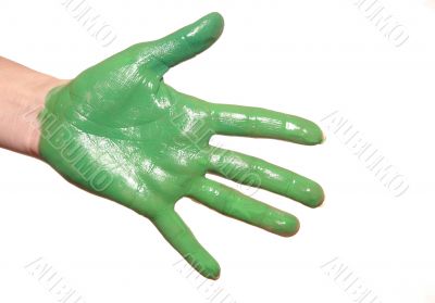 green palm