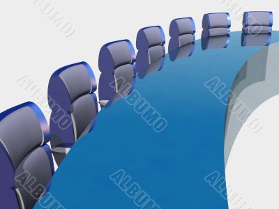 row of arm-chairs