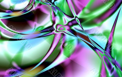 varicoloured abstract