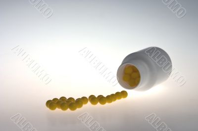 pills of vitamins
