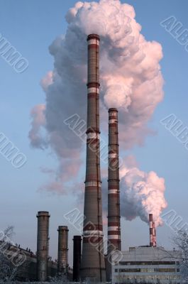 smoking pipes of factory