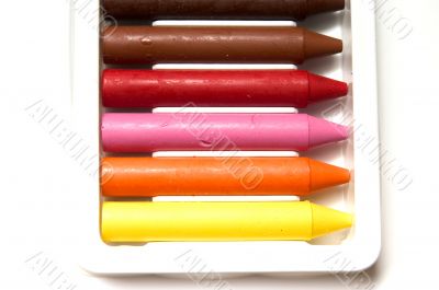 set of crayons