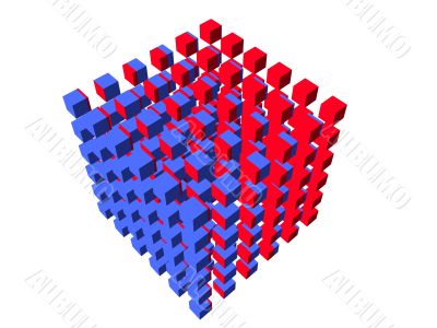 group of cubes