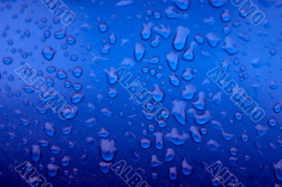 drops on metal