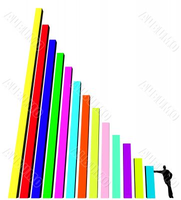 silhouette of business man