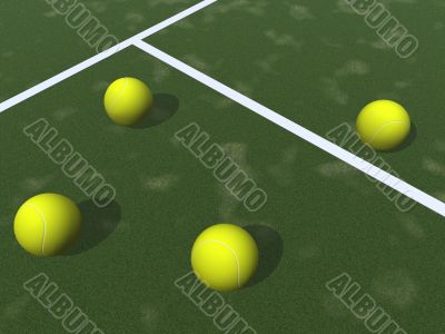 tennis balls