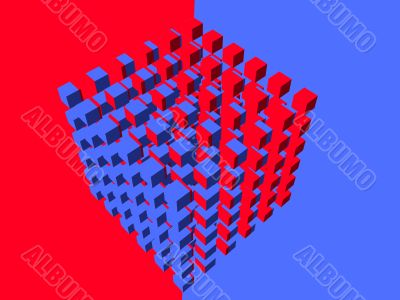group of cubes