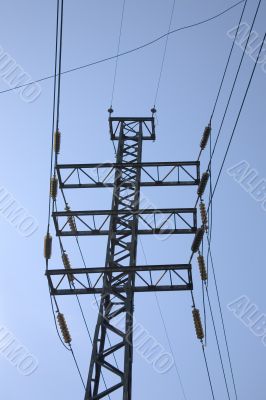 Tower of a power line
