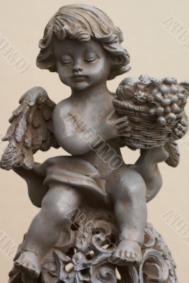 Angel in sepia.