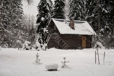 the bath in the village