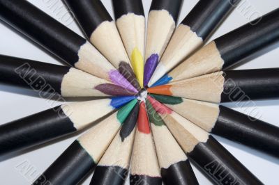 colored art pencils