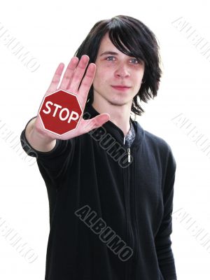 Stop hand