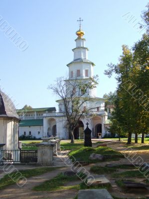 Entrance into the monastery