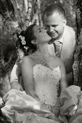 Newly-married couple