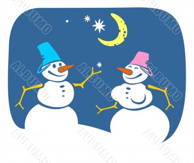 Two snowballs