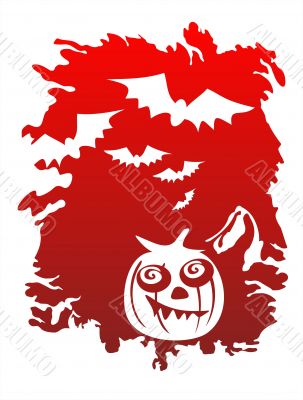 Red Halloween background