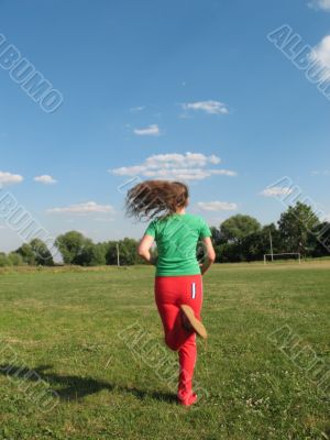 Running girl