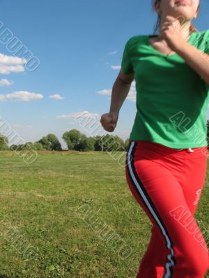 Running girl