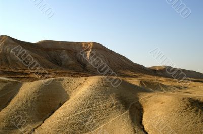 arava desert - dead landscape, background